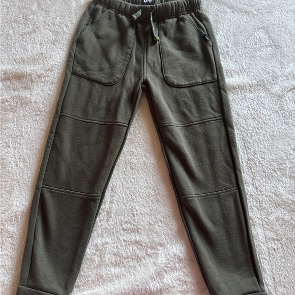 Lee Kids Olive Green Jogger Pants – Size Small (7/8) - Picture 1 of 5